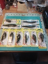 Head Hunter Crankbaits Square Bill And Rick Clunn Stickbaits Spotted Monkey Nip