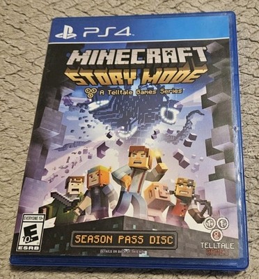 Minecraft Story Mode PlayStation 4 Case And Cover Art Only