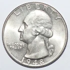 1948 Washington Quarter CHOICE BRILLIANT UNCIRCULATED (H145)