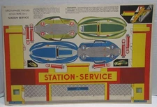 1950's Esso Service Station Premium Cardboard Cut Out , Made in France