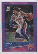 2020-21 Panini Donruss Optic Hyper Pink Prizm Derrick Rose #102 2l4
