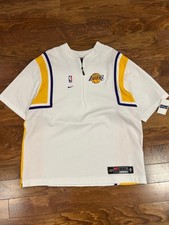 00s LA Lakers Vintage Nike Warm Up Jersey XXL 