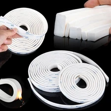Various Width/Thick White Silicone Rubber Strip Self Adhesive Sponge Seal Strip