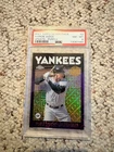 aaron judge card topps chrome 2021 /75 purple