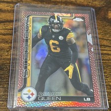 2025 Topps Chrome - Patrick Queen Pigskin Refractor. #260