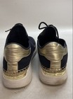 Michael Kors Navy Blue Gold Canvas Espadrille Sneakers Women's 11" Sole — photo 3