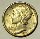 1926 Mercury Silver Dime - 90% Silver