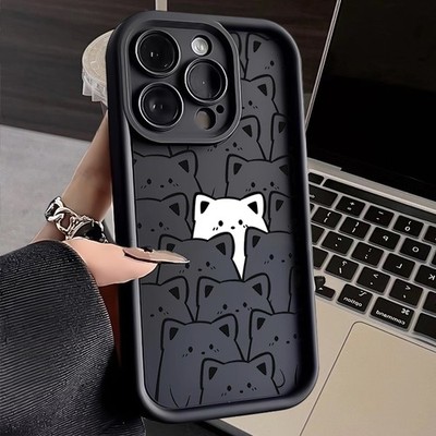 Case For Infinix Smart9/10 /Hot50/60 /Note40/50 Crowd Cat ShockProof Phone Cover