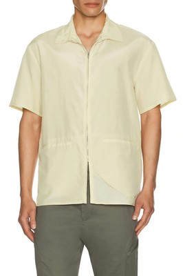 POST ARCHIVE FACTION (PAF) 8.0 Half Shirt Right in Yellow M NWT $500