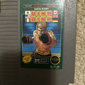 Ring King NES 1987 Data East Game, Very Good Condition