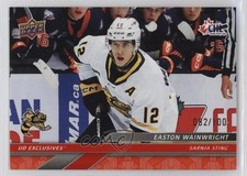 2024-25 Upper Deck CHL Exclusives 82/100 Easton Wainwright #139 0ip6