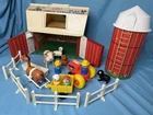 Vintage Fisher Price #915 Little People Play Farm Set Complete Don’t Moo Anymore