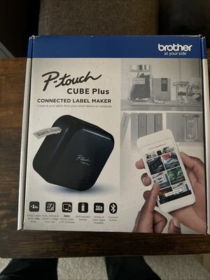 P-Touch Cube Bundle PT-P710bt Smartphone Bluetooth Wireless Label Price Machine