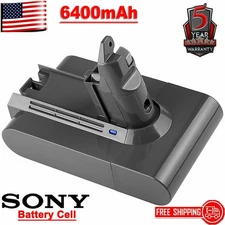 For Dyson DC58 21.6V 6400mAh Rechargeable Battery Pack V6 DC61 DC59 DC72 Animal