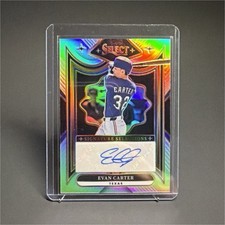 Select 2024 Select Signature Selections Evan Carter SS-45 Autograph Texas
