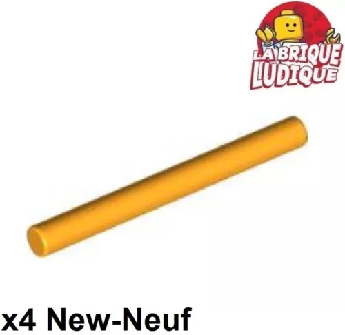 LEGO 4x BAR 4L Stange Stift Lichtschwert Blade Laser Lazer Orange Hell 30374