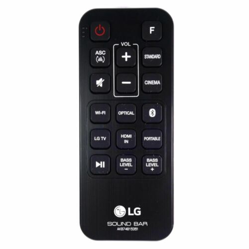 Genuine LG LAS260B Soundbar Remote Control - 第 1/1 張圖片