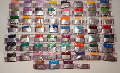 Diamond Painting Steine rund, Set 60 Farben
