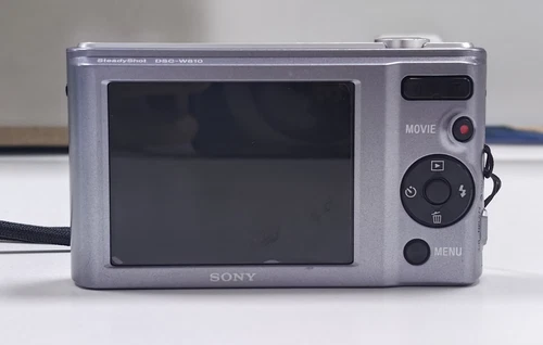 Sony Cyber-shot DSC-W810 CCD Digital Camera Silver Grey-85% New - Picture 4 of 8