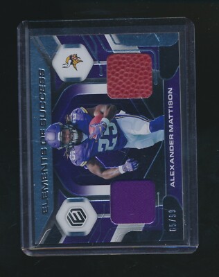 ALEXANDER MATTISON 2019 PANINI ELEMENTS OF SUCCESS RC PATCH BALL 65/99 #ES-27