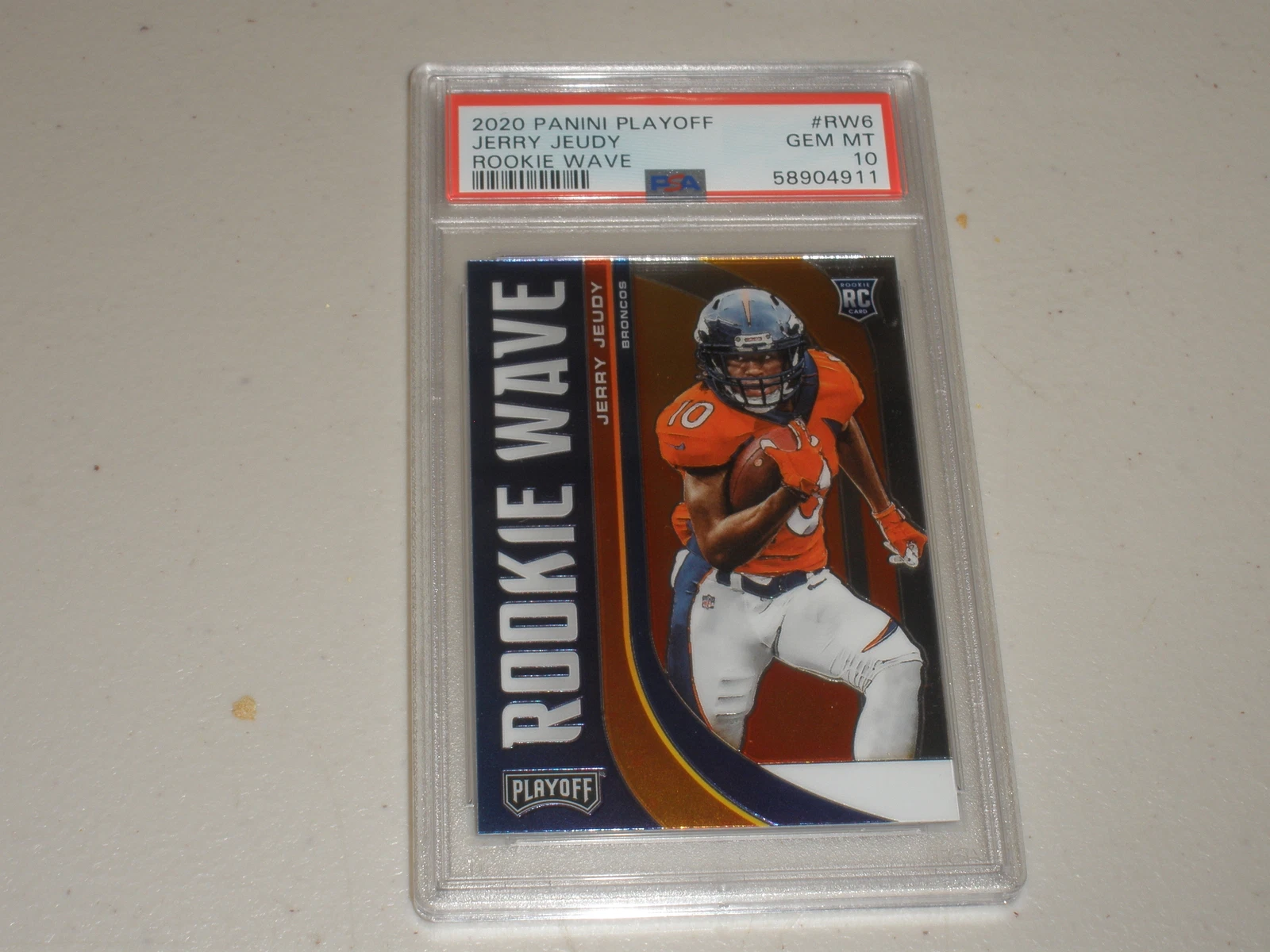 Jerry Jeudy Panini Playoff Rookie Wave #RW6 Base