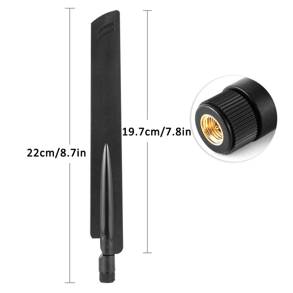 2.4ghz 5ghz Dual Band Wifi Antenna 9dbi Omni Sma Male Antenna For Backup Camera - Image 3 of 4