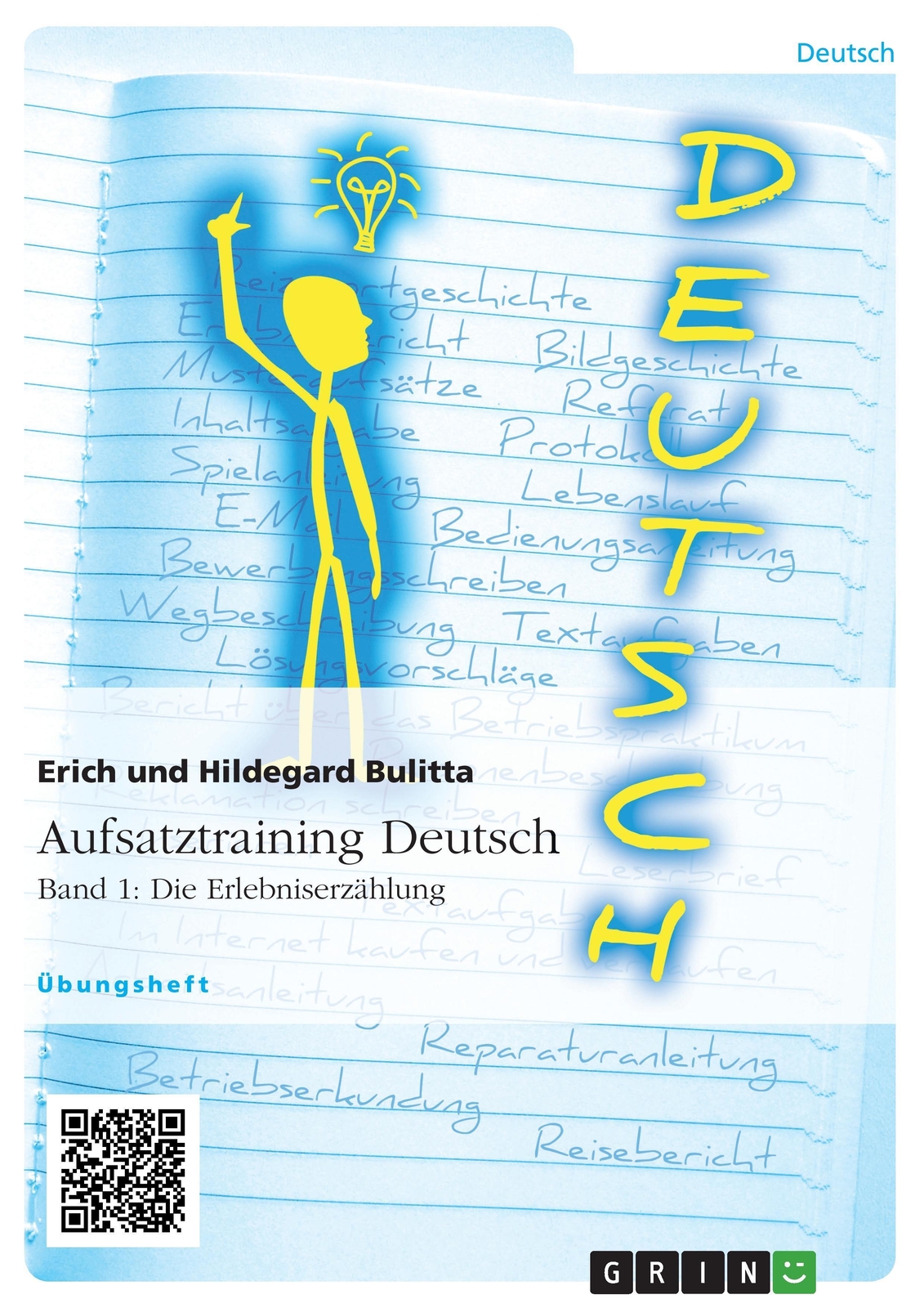 Thumbnail - Aufsatztraining Deutsch - Band 1: Die Erlebniserzählung | Erich
