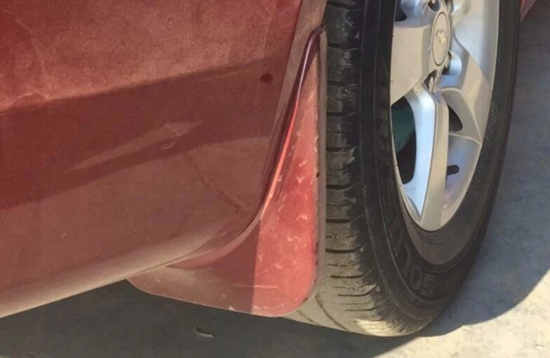 Para Chevrolet Cruze Fender para-lamas para-lamas protetores contra respingos pintura vermelha 2010-2015 - Imagem 4 de 4