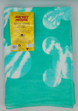 Disney Mickey Mouse 32" x 62" Beach Towel 100 Cotton. New.