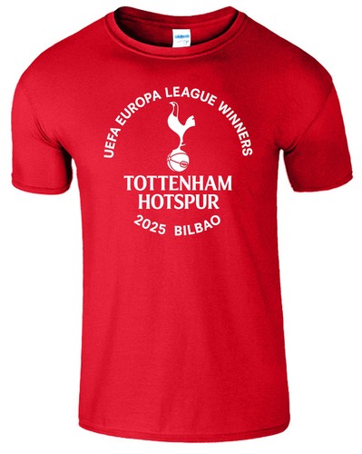 Tottenham Hotspur Winners Football League T-Shirt Spurs Final Bilbao Cup Tee - Picture 7 of 10