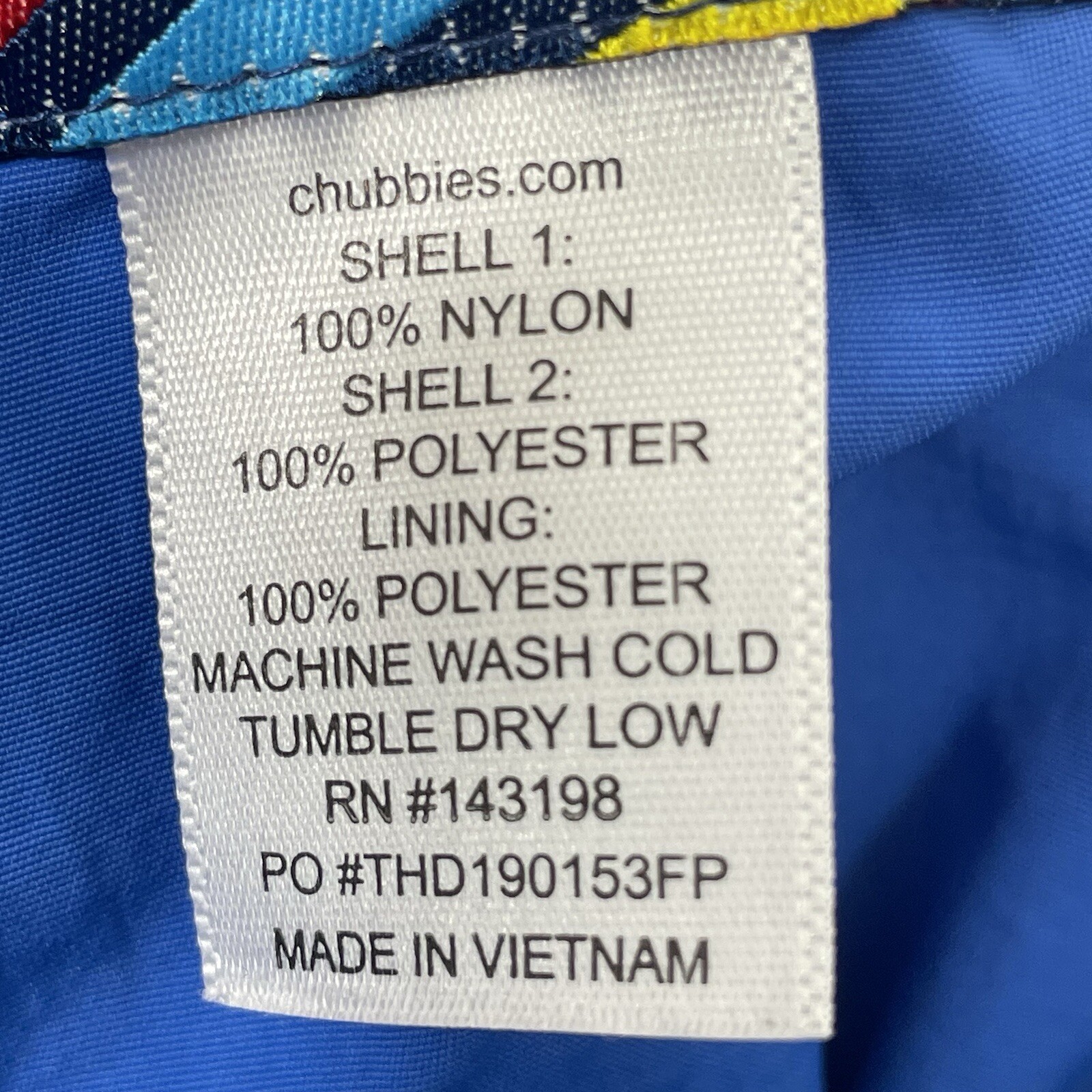 Chubbies Reversable Jacket Pullover 1/2 Zip Snap … - image 15