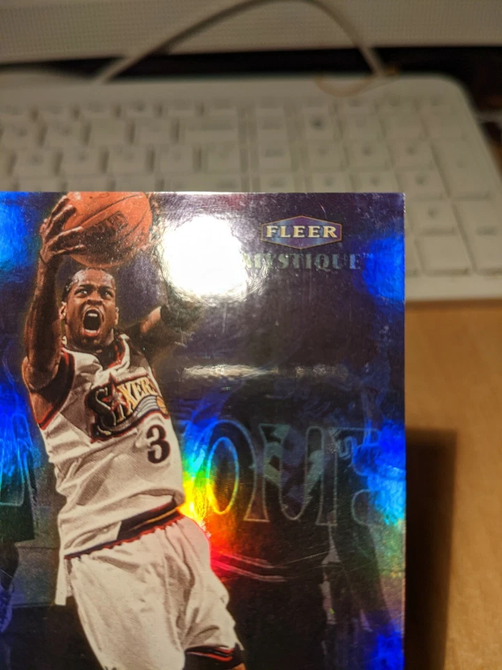 Allen Iverson fleer mystique 76ers 2000 NBA card  - image 4 of 4
