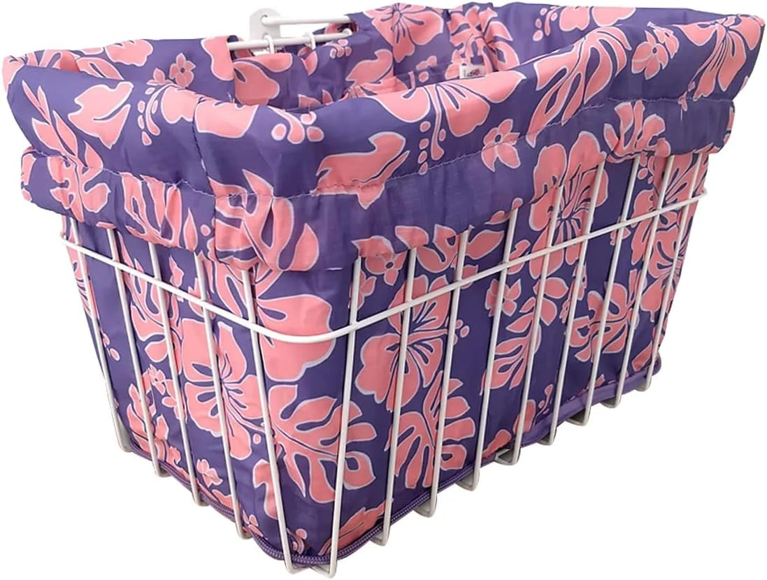 Basket Liner Tote,beach Cruiser Basket Cover, Ebike Front Wire Or Wicker
