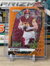 2024 Panini Prizm BEN SINNOTT #307 RC Rookie Orange Lazer - Commanders