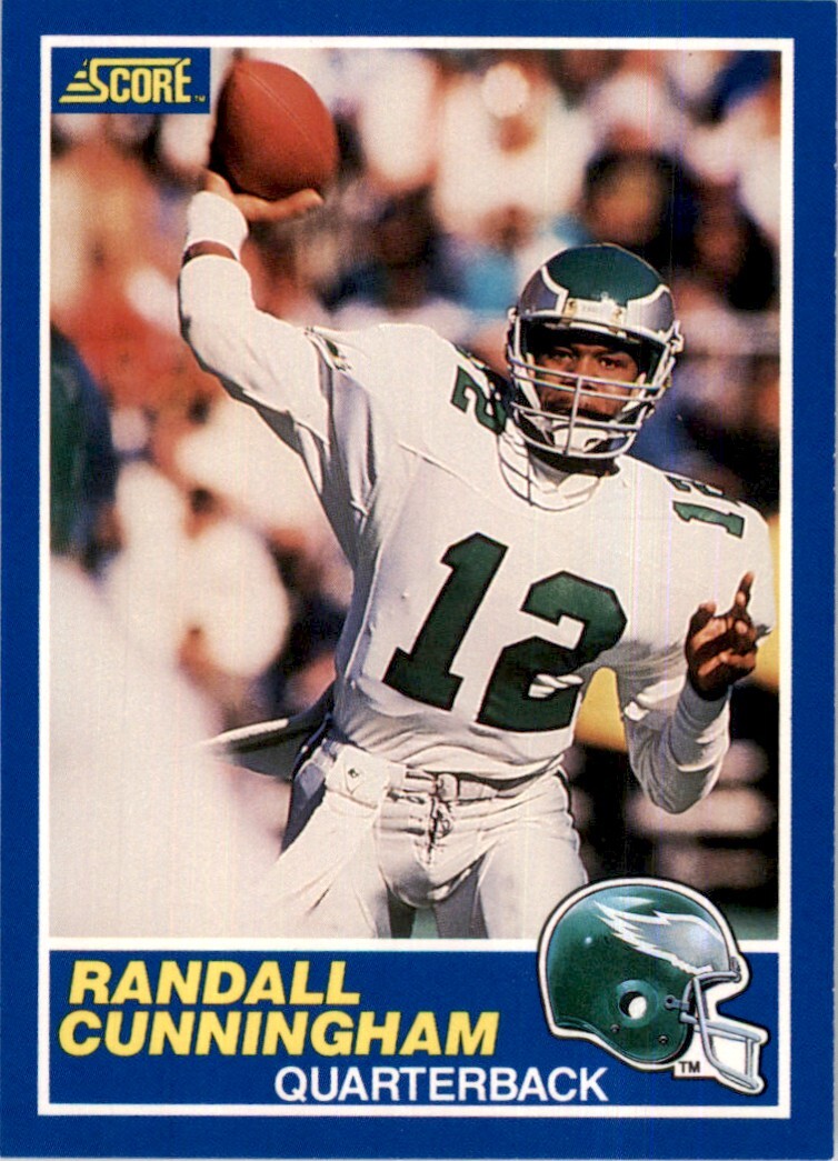 1989 Score Randall Cunningham Philadelphia Eagles #75 NFL Football
