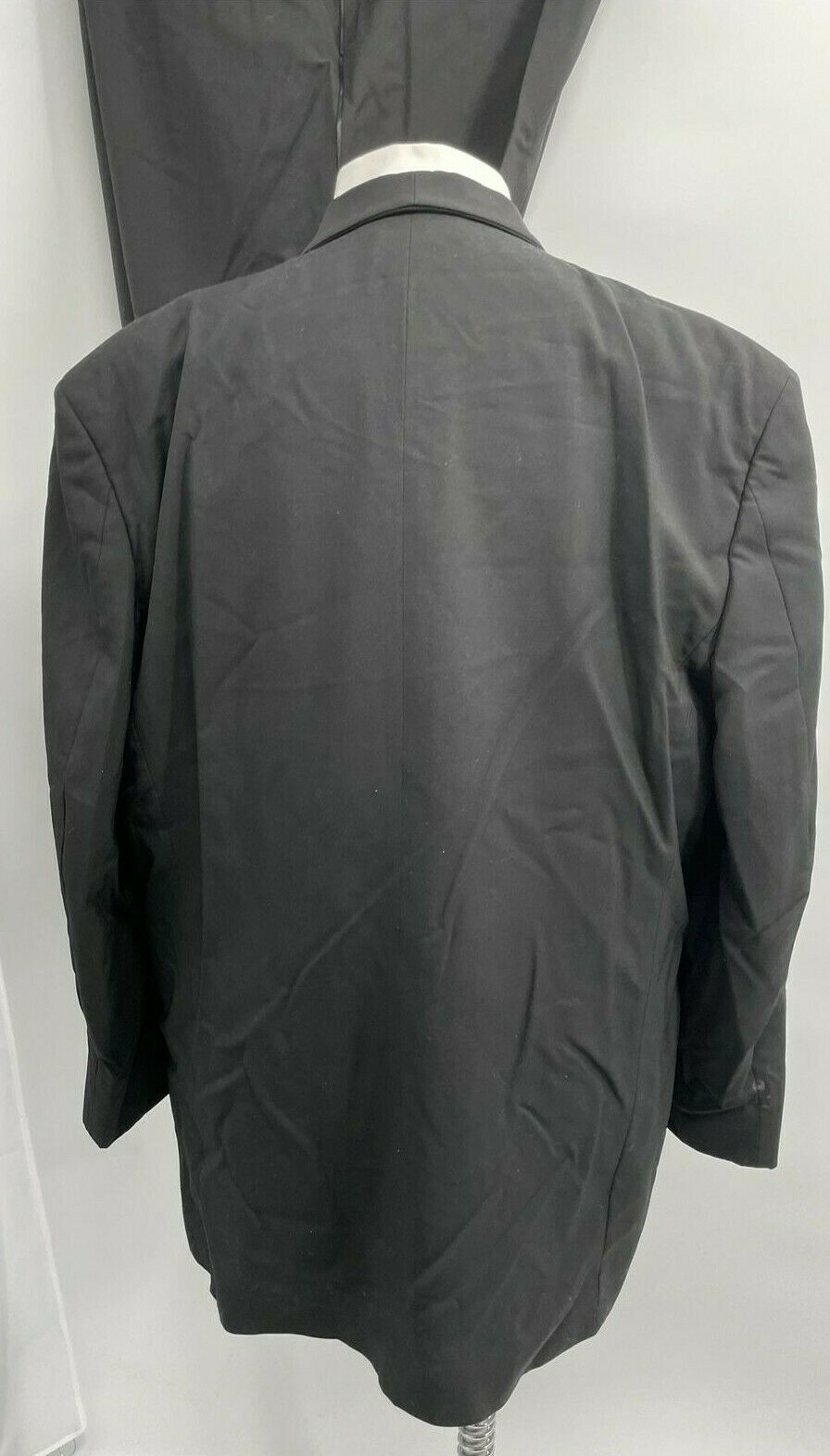 After Six Men's Wool 5 Piece Two Button Black Tuxedo Suit Jacket Size 52L image 8