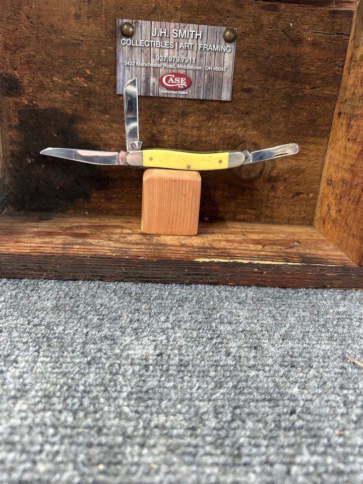 Case 3 Blade Pocket Knife Large Stockman Yellow 212050020338 eBay