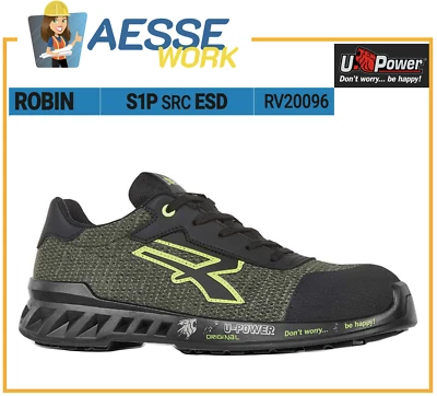 Upower Scarpe Antinfortunische Da Lavoro U Power ROBIN S1P SRC ESD