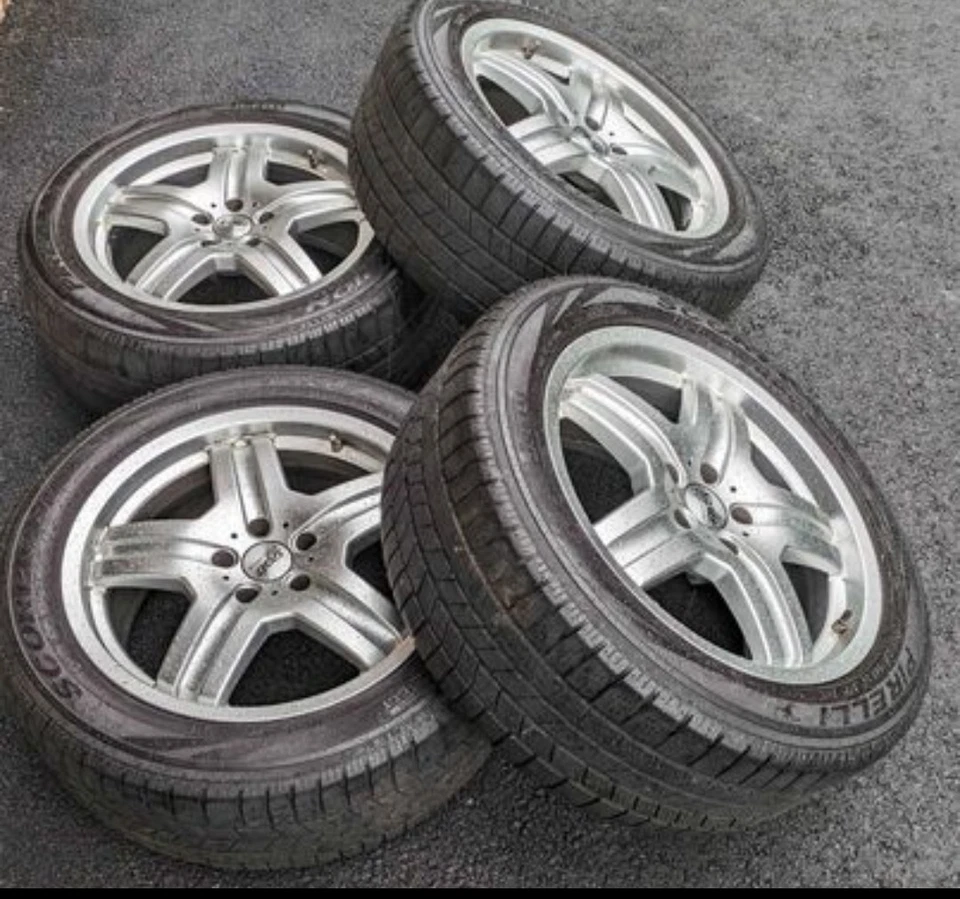 Excellent Condition Aluminum Rims and Pirelli Scorpion Ice & Snow Tires - Image 2 of 3