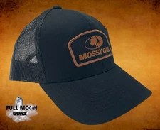 New Mossy Oak Black Snapback Trucker Mens Cap Hat