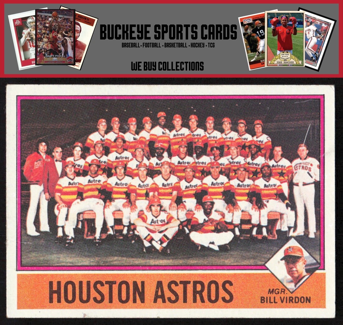 1976 Topps Team Checklists Houston Astros / Bill Virdon #147