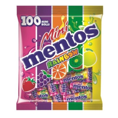 Mentos Rainbow Mini  Roll 100s