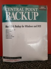 "Vintage" NOS Central Point Backup V 7.1 DOS Windows 5.25  3.5 Discs