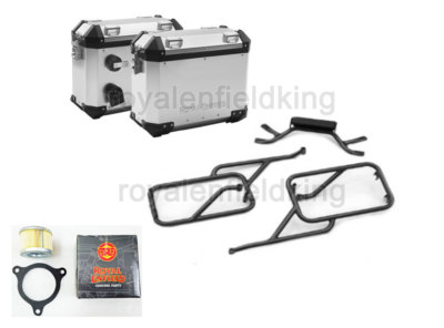 Royal Enfield Himalayan Koffer Und Halterung Originalverpackt Mit Ölfilter