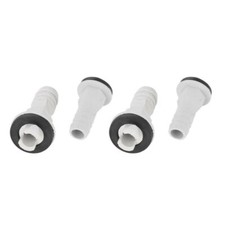 Window Drain Adapter Straight Fitting Air Conditioner Drain Hose Connector 4pcs