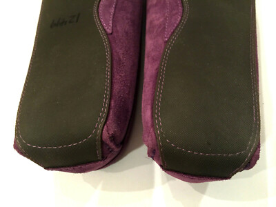 Frette By Harrys Of London Mens Suede Moccasin Purple Slip  display picture 1
