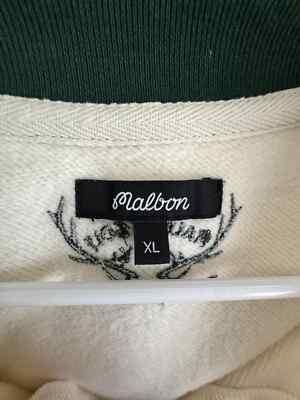 Malbon Golf Green Quarter Zip Sweater Fairway Finders Size XL
