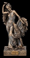 Hebe Figur Klein - GöTtin Der Jugend - Veronese Dekofigur Mythologie Adler