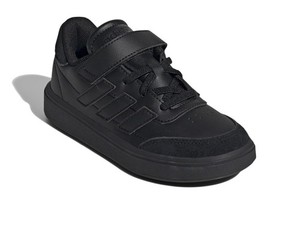 Sz adidas Courtblock Sneaker, Black/Black/Black, 1 US Unisex Little Kid