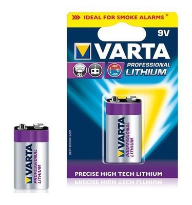 Varta Lithium E-Block 6122 9V 1200mAh Block-Batterie